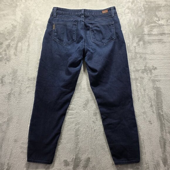 Paige Jeans Womens 29 Verdugo Crop Dark Wash Denim Skinny - Picture 2 of 10
